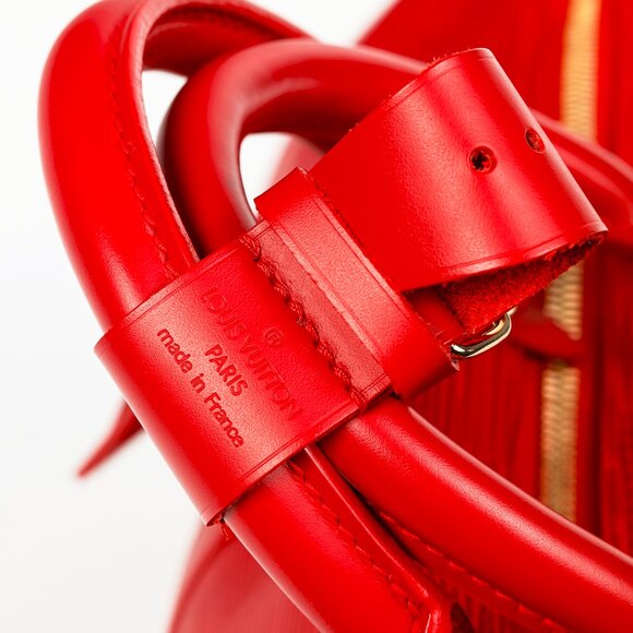 Louis Vuitton Keepall 45 Castilian Red Epi Leather Duffle Bag - Picture 9 of 16